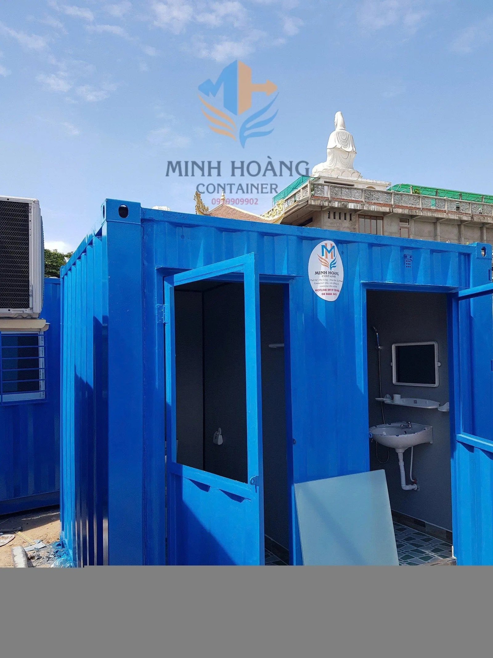 Container Toilet 10 Feet Xanh Dương